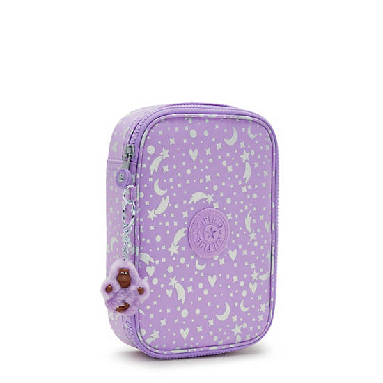 Kipling 100 Pens Printed Case Väska Lila | SE 1324MQ